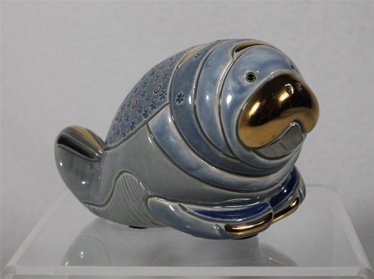 De Rosa Rinconada Silver Anniversary 'Manatee' Figurine - 751 RETIRED New In Box