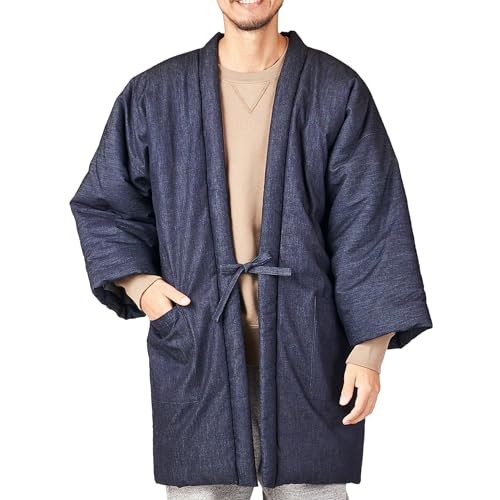 Watanosato Mens Hanten Okayama Denim Padded Japanese Jacket XL Japan