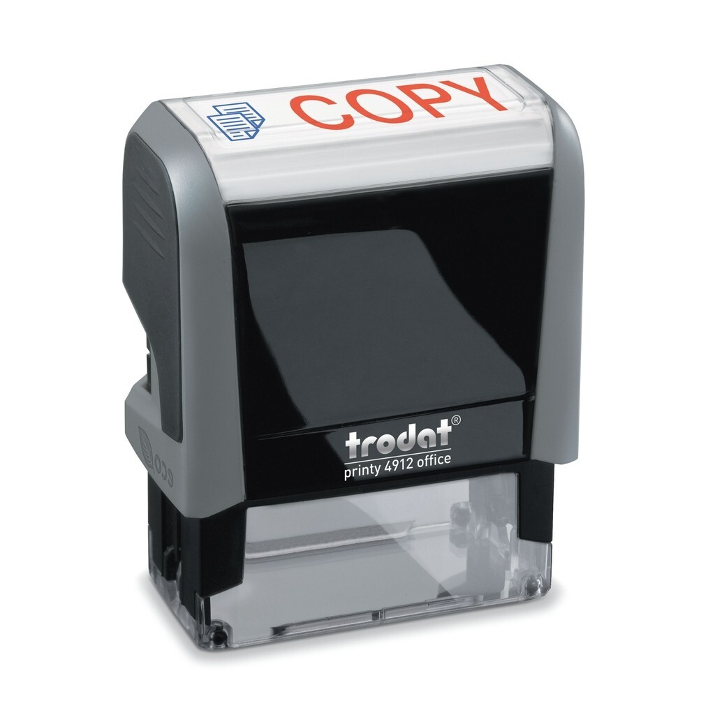 Streamline Your Business with Trodat Printy 4912 Two Color Copy Stamp