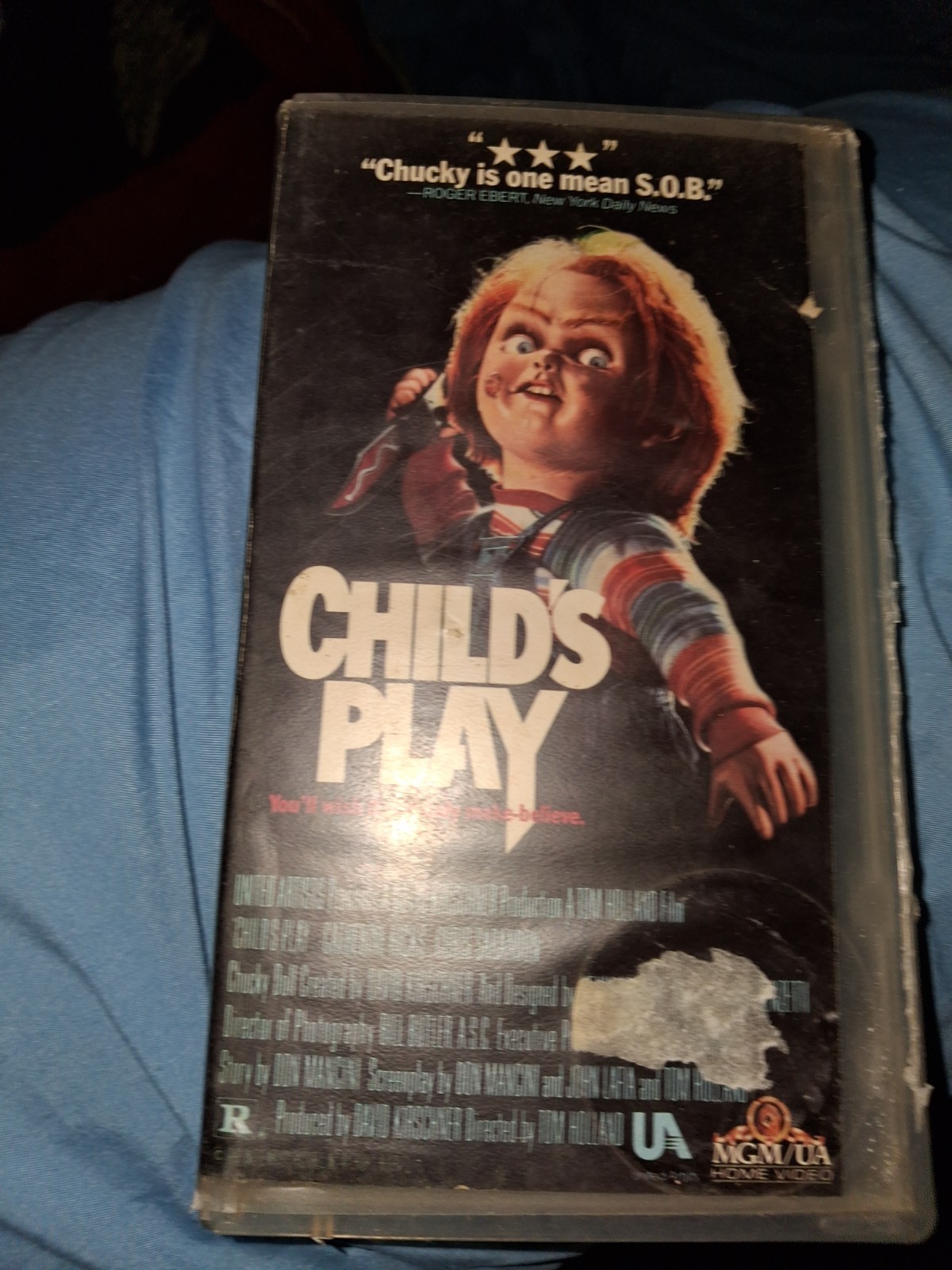 📼 VINTAGE 📼 Child's Play 📼 (VHS, 1989) 📼 Former Rental 📼 TESTED 📼