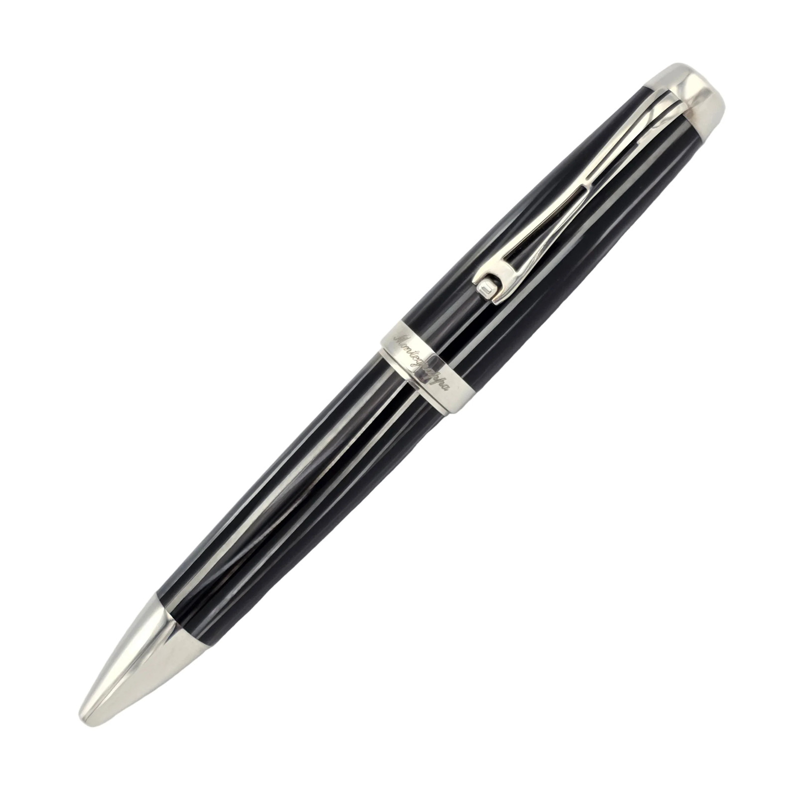 Montegrappa Passione Zebra Black Celluloid Ballpoint Pen