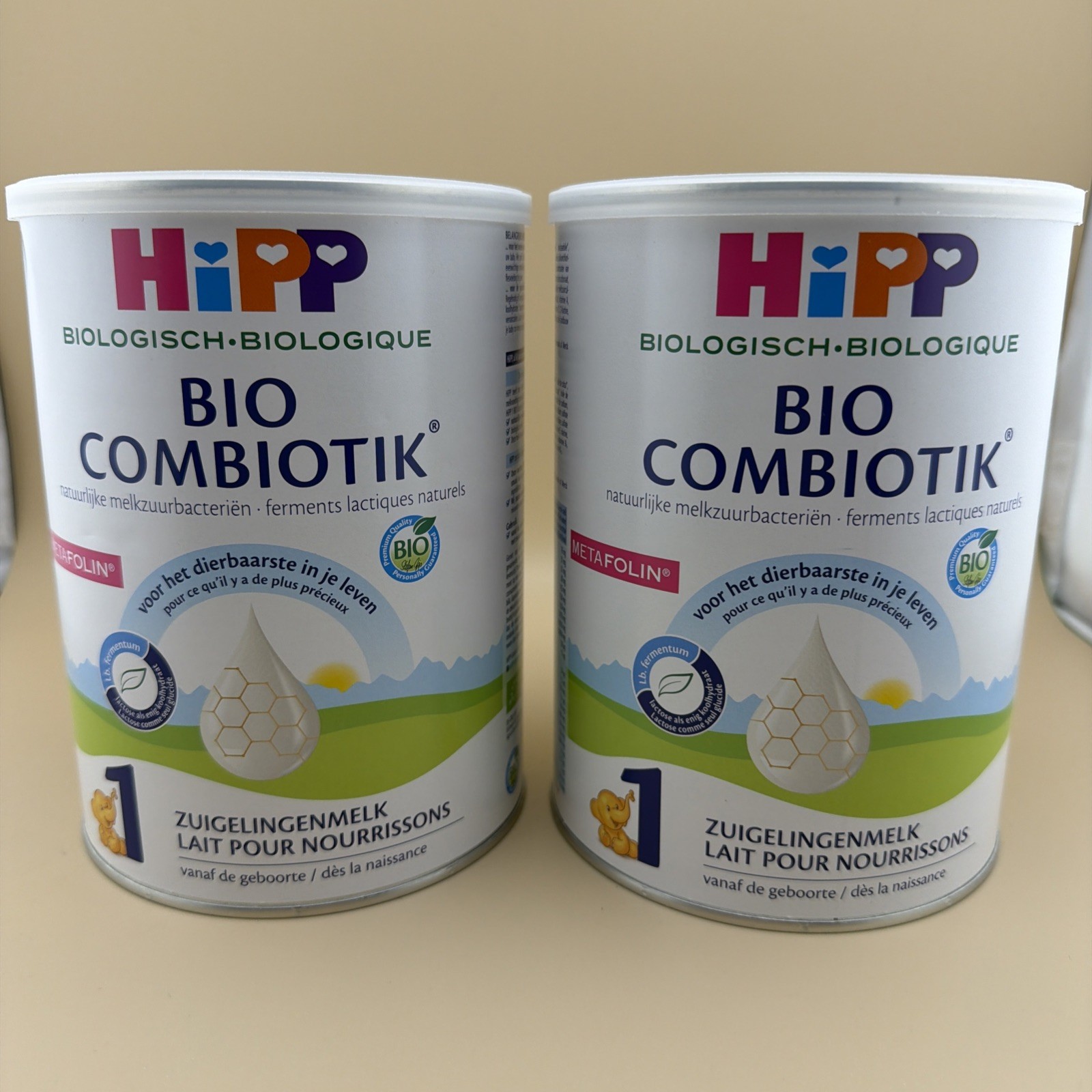 HiPP Dutch Stage 1 - 800 g Cans - HiPP 1 Dutch Version - 2 Cans Exp 5/23/27