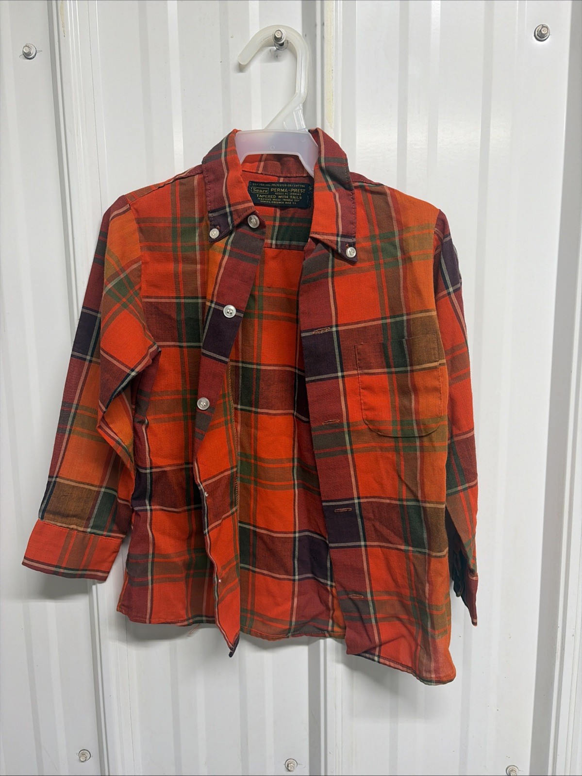 Vintage Sears Kid Autumn Flannel Size 5 Vintage Sears Kid Autumn Flannel Size 5