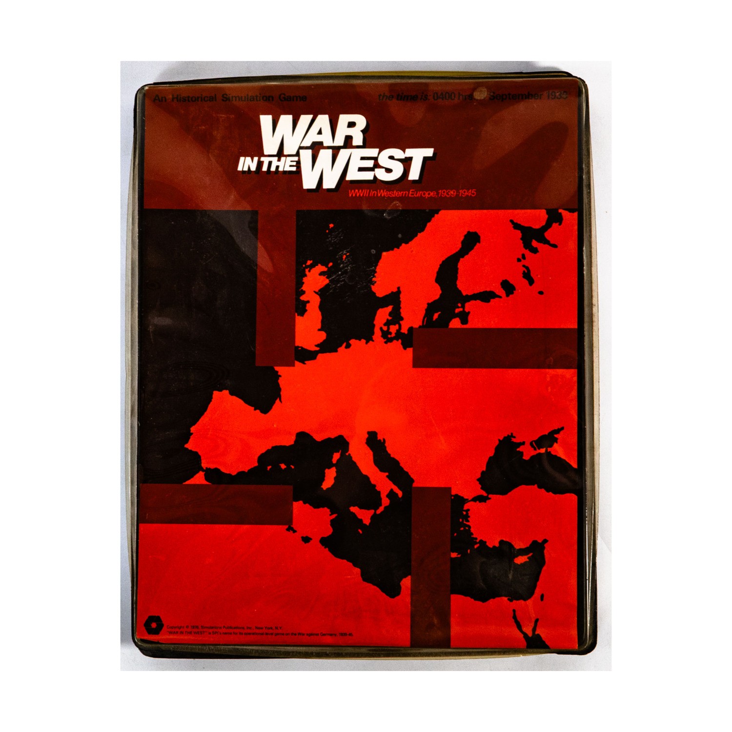 SPI WWII Flat Trays War in the West - Tray & Counters Only VG+