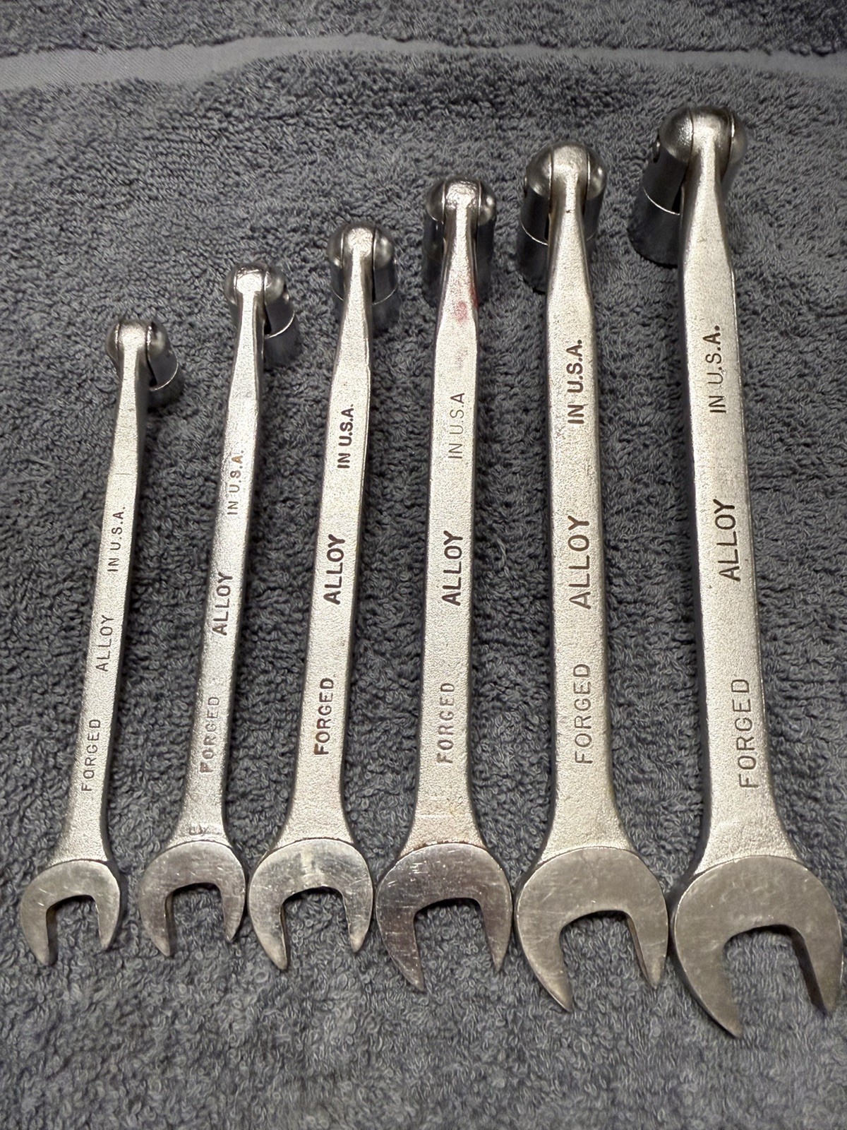 Vintage S-K Tools 6 Pc SAE Flex Head Wrench Set 7/16-3/4 USA - VERY CLEAN Vintage S-K Tools 6 Pc SAE Flex Head Wrench Set 7/16-3/4 USA - VERY CLEAN