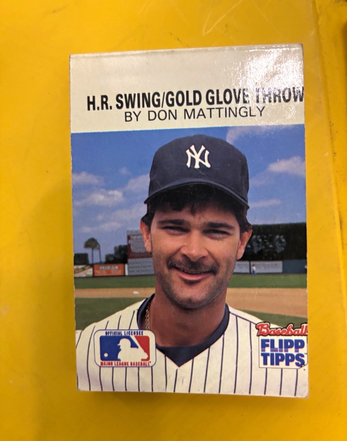 Vintage 1989 Pro Visions Flipp Tipps Don Mattingly MLB Licensed