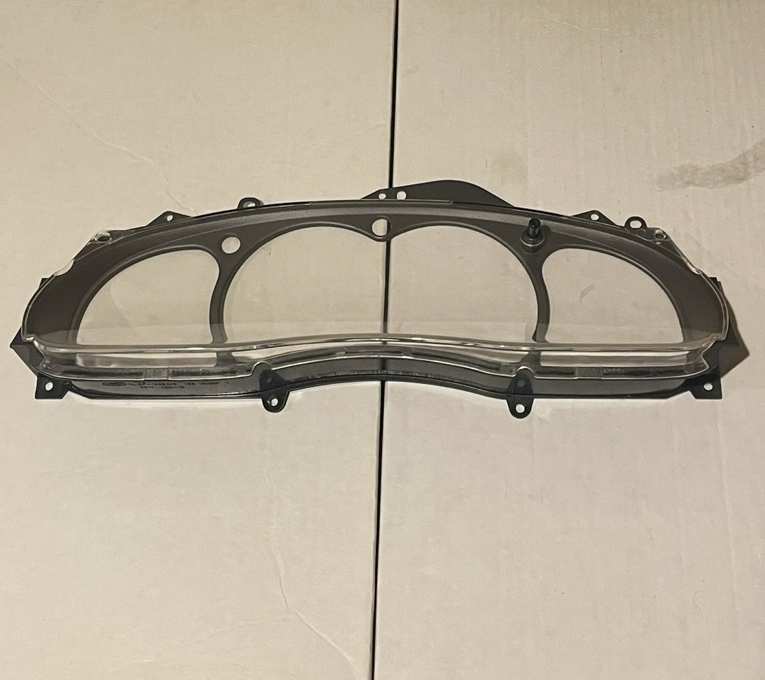 1995-2003 Ford Ranger Silver/ Titanium Instrumental Cluster Lens, XL2F-10894-B