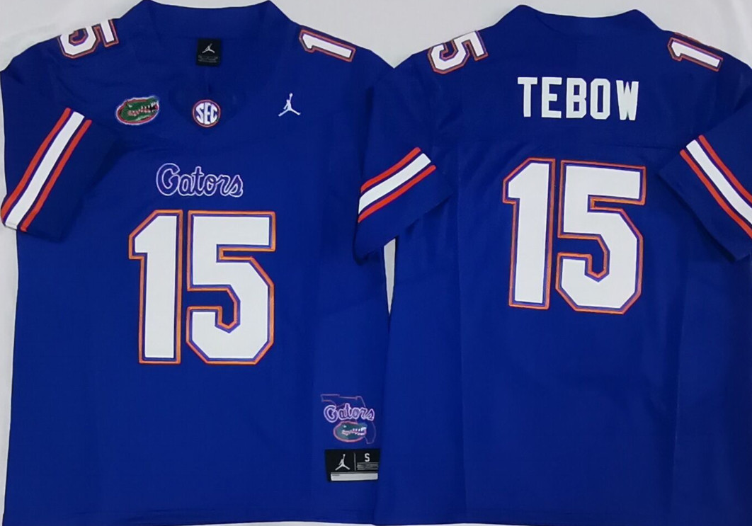8 Colors Florida Gators Tim Tebow Jersey 15# All Stitched 8 Colors Florida Gators Tim Tebow Jersey 15# All Stitched