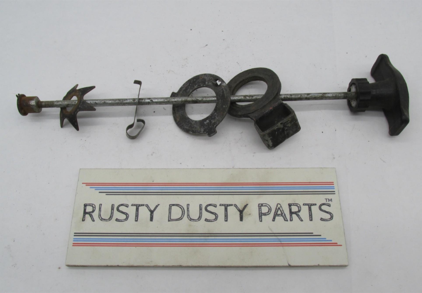 Vintage Original Complete Triumph BSA Norton Steering Damper Stabilizer T Handle Vintage Original Complete Triumph BSA Norton Steering Damper Stabilizer T Handle