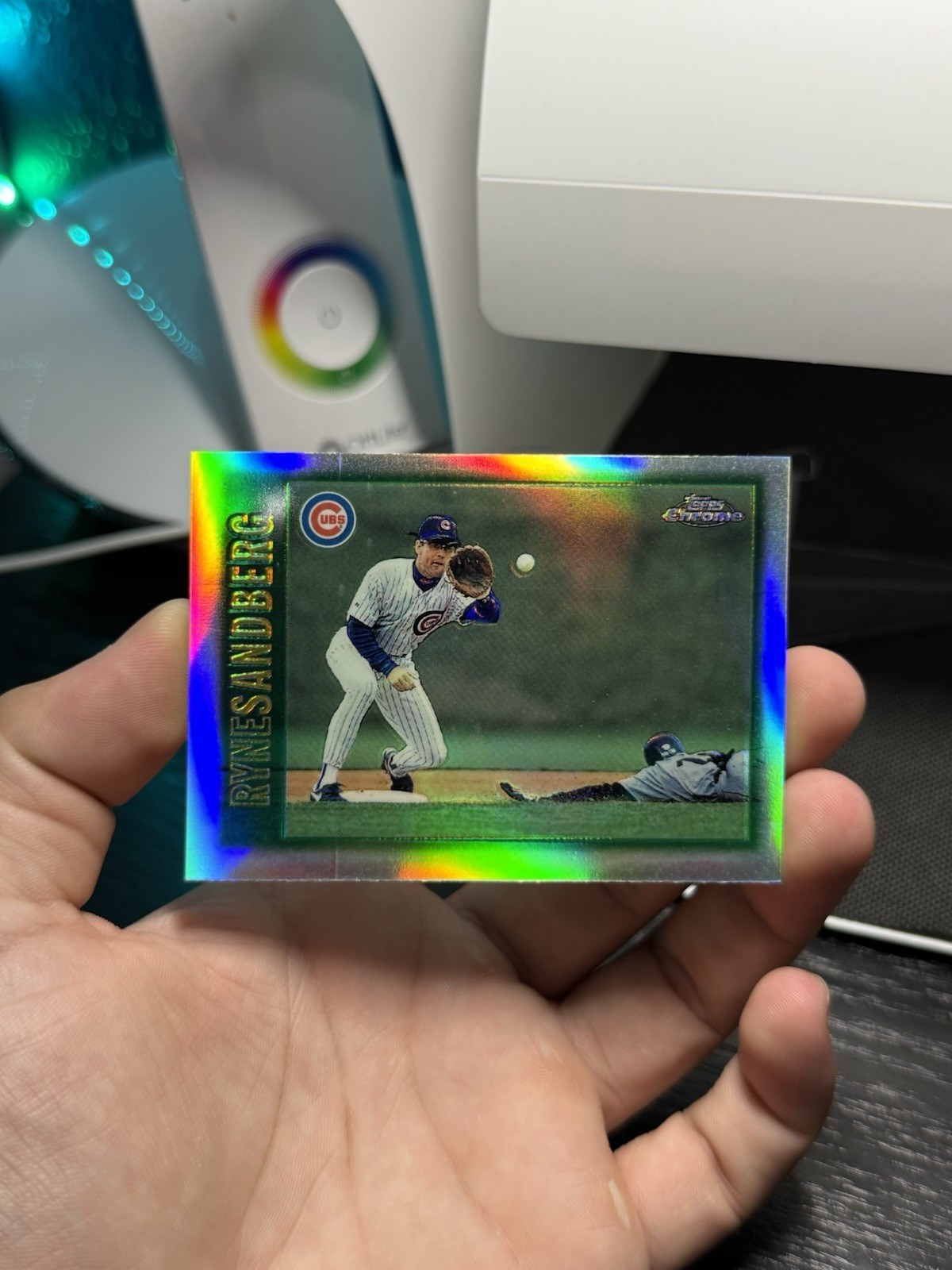 Ryne Sandberg 1997 Topps Chrome Refractor Cubs #67