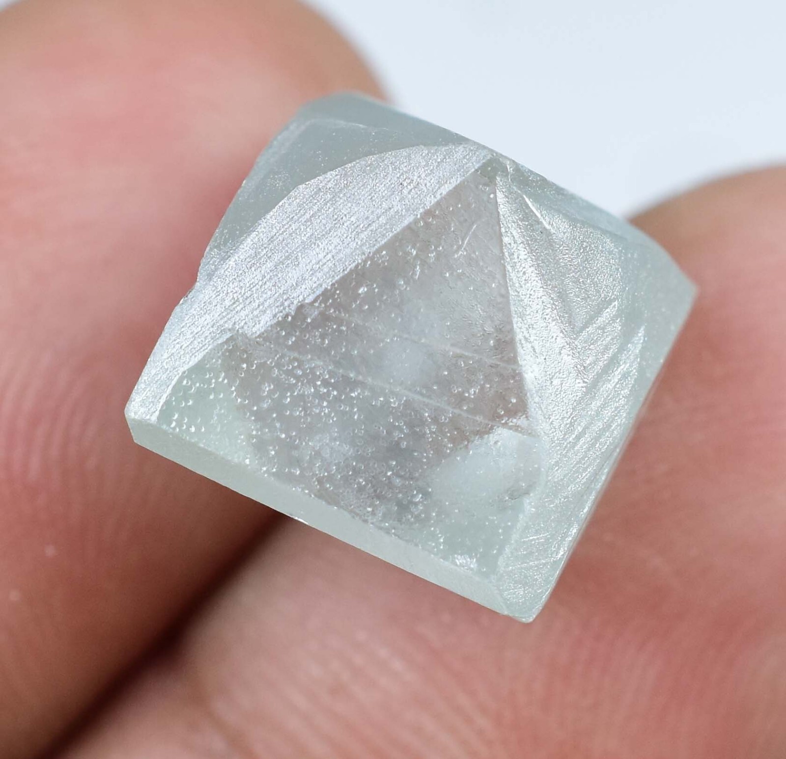 Loose CVD Lab Grown Diamond 14.15 Ct Very Light Blue VVS1 Clarity Certified