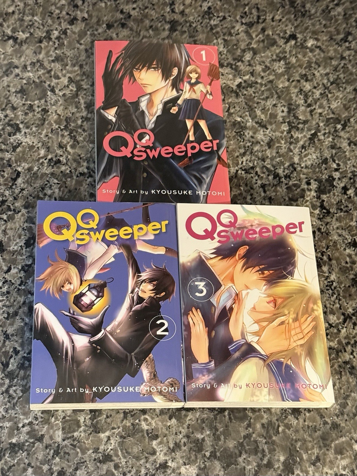 QQ Sweeper Volumes 1-3 English Shojo Beat Edition Viz Media - Complete Set