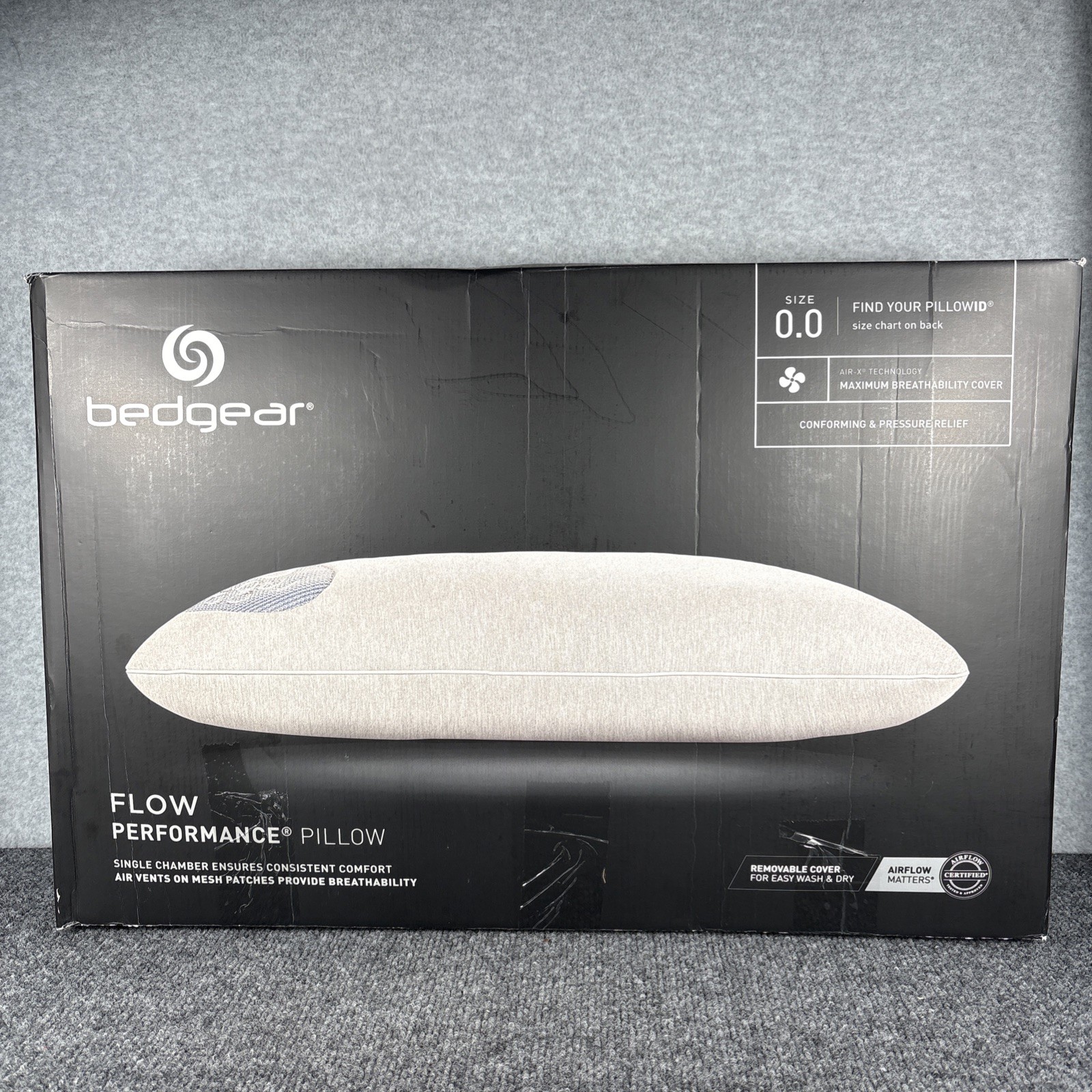 BEDGEAR Storm Performance 0.0 Cooling Pillow Standard Size NEW/ BOX