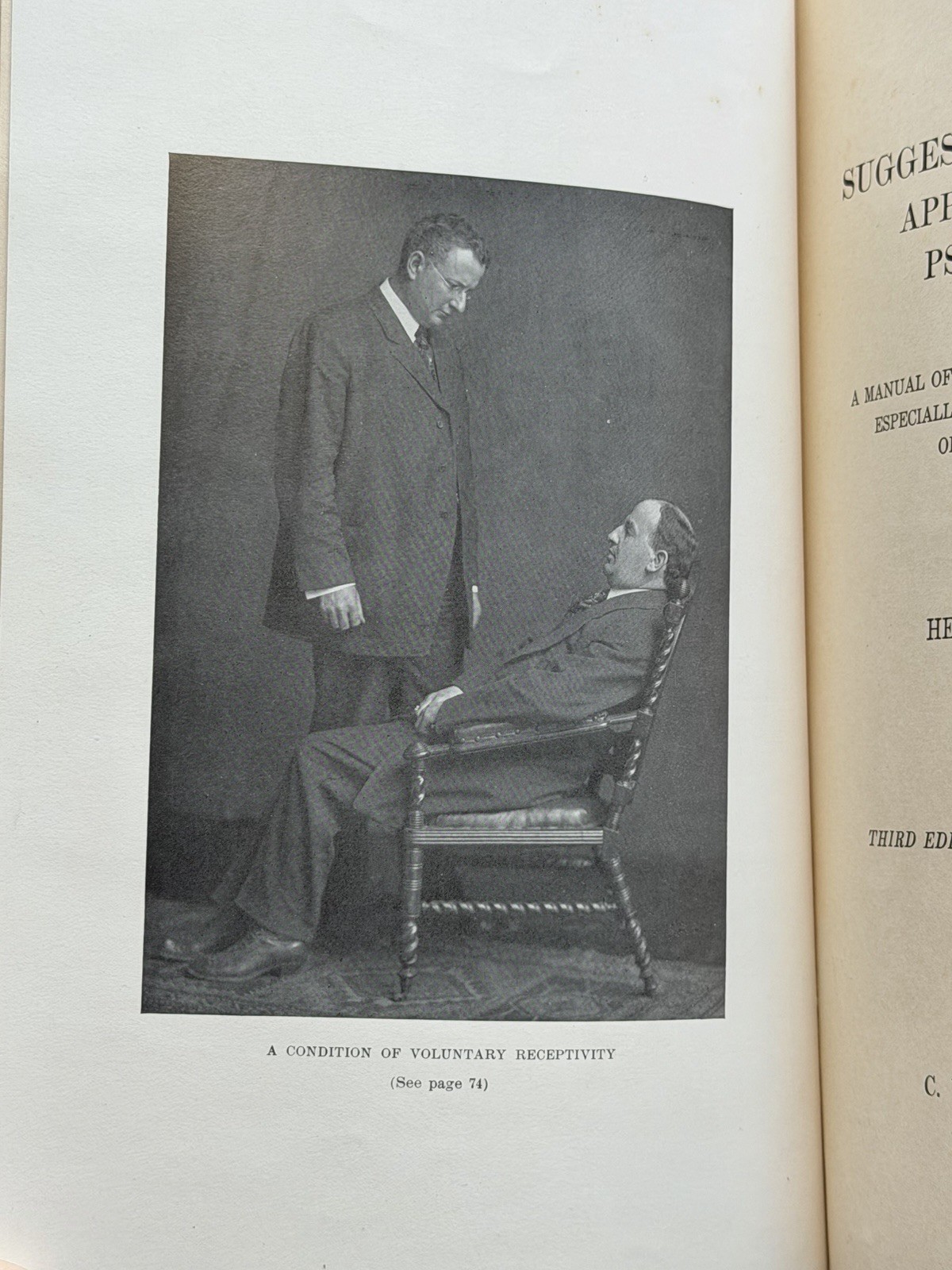 1912 SUGGESTIVE THERAPEUTICS Hypnotism Henry Munro 3rd Ed Antique Book 