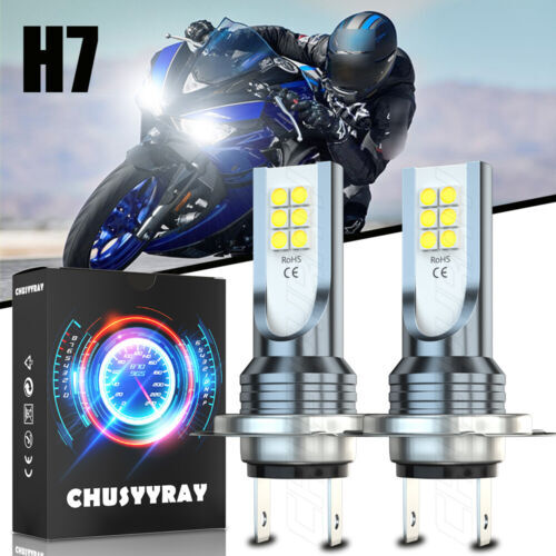 100W For Piaggio MP3 500 Sport ABS 2015-2016 2018 Headlights 6000K H7 LED Bulbs