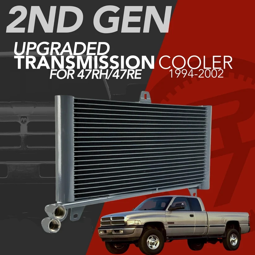 Fluidyne Upgraded Transmission Cooler For 94-02 Dodge Ram 2500/3500 5.9L Cummins