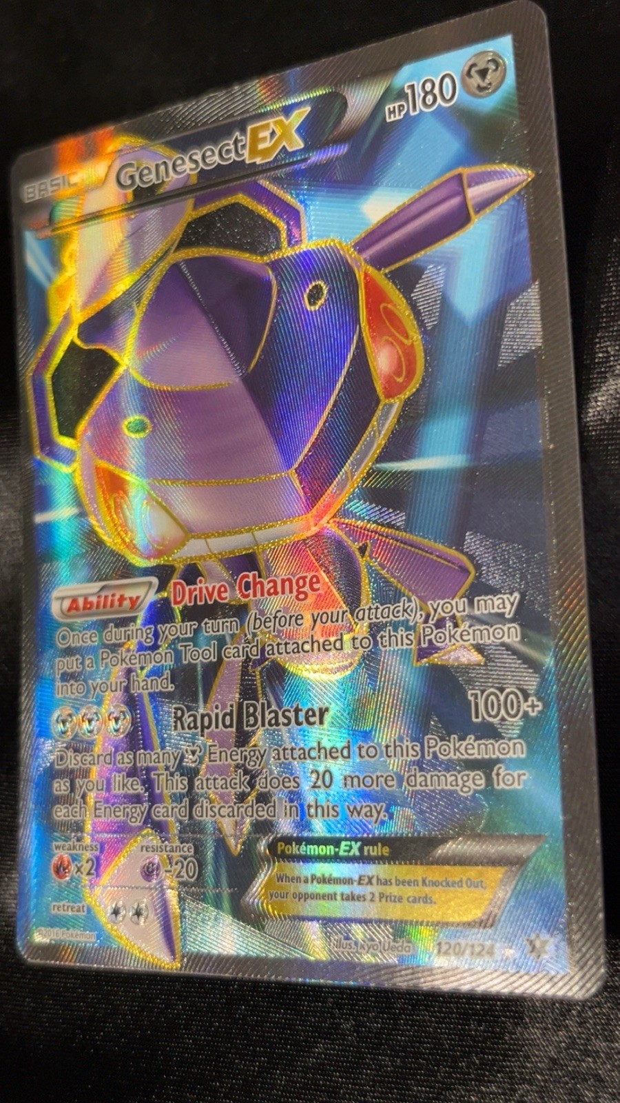 Genesect EX (Full Art) 120/124 Fates Collide Holo