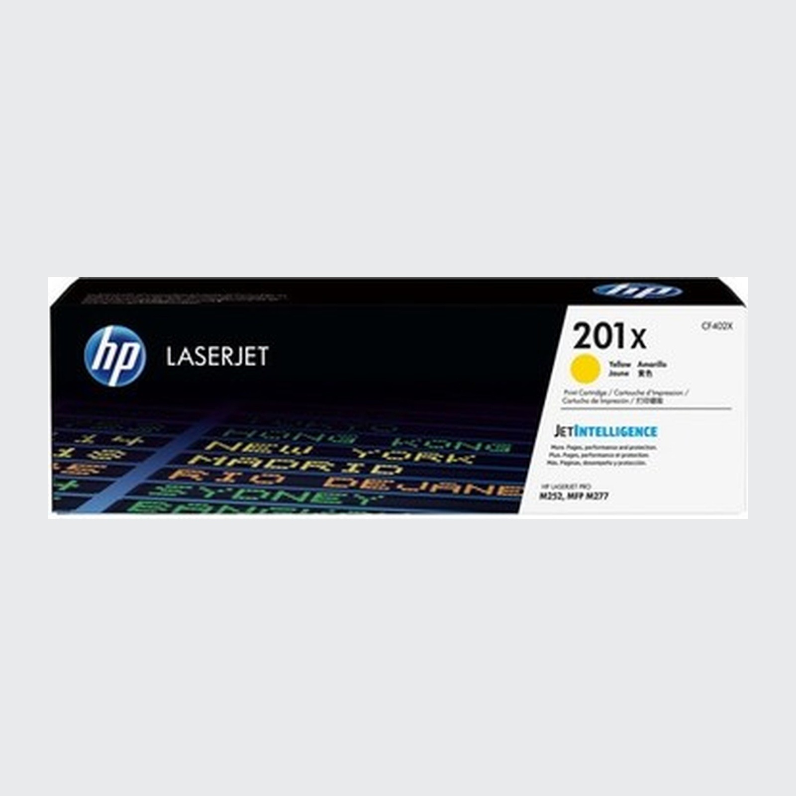 New Open Box HP 201X High Yield Yellow Original LaserJet Toner Cartridge, CF402X