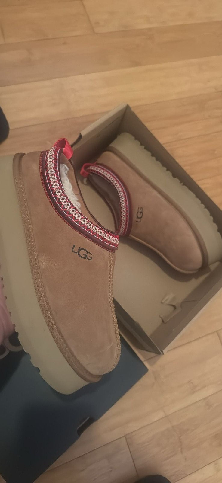 UGG Tazz Platform Slippers Chestnut Brown New UGG Tazz Platform Slippers Chestnut Brown New