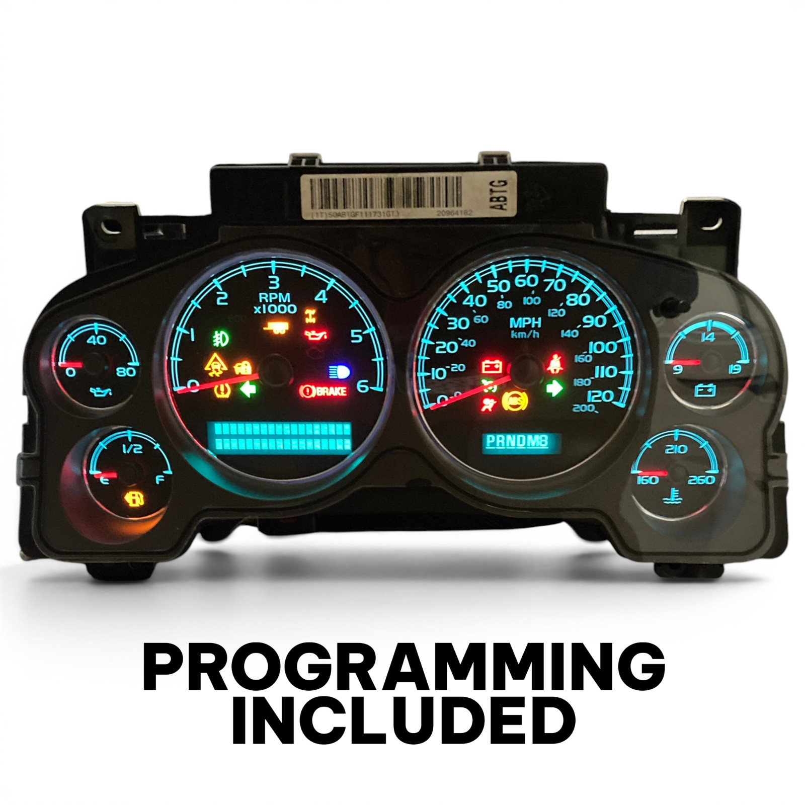 07-13 Silverado Sierra | 28255338 | Instrument Cluster Programming Included