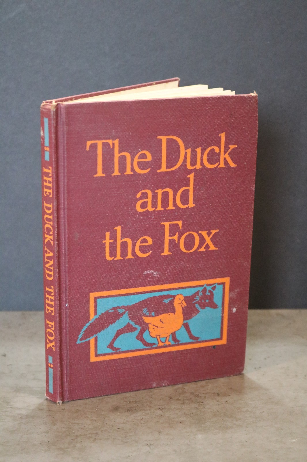 1936 Illustrated The Duck and the Fox Vtg HC– Early Whitman‑Era Style