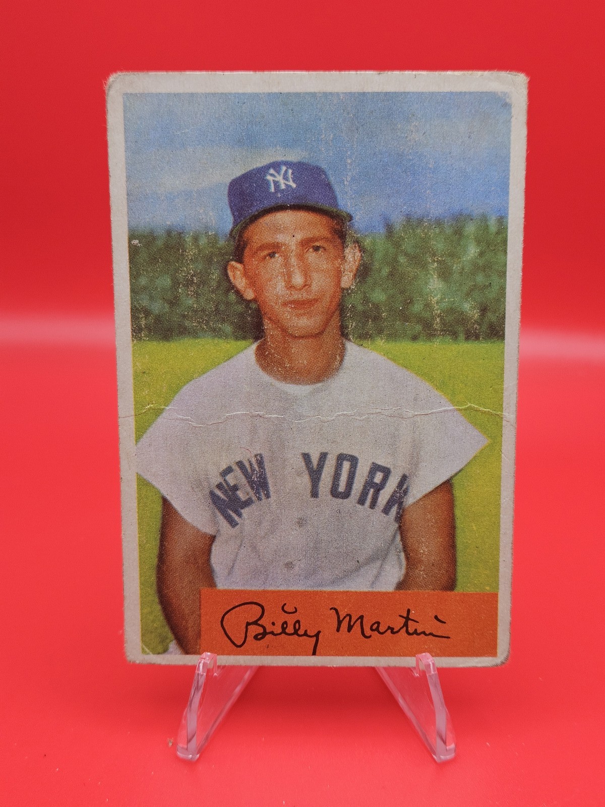 1954 Bowman #145a Billy Martin 1954 Bowman #145a Billy Martin