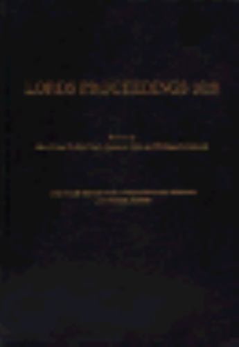 Proceedings in Parliament 1628: Volume V: Lords Proceedings 1628, Bidwell, Willi