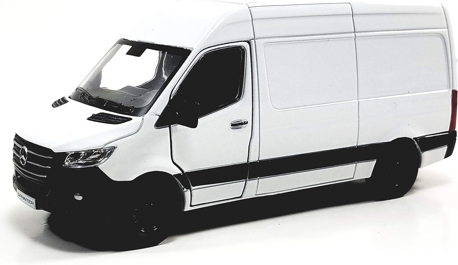 KiNSMART 2019 Mercedes-Benz Sprinter Cargo Van White 1:48  Scale Die Cast Metal