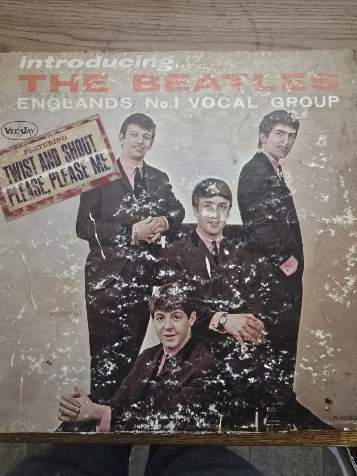 Beatles Record Lot Vintage LPs Vee Jay Introducing Version 2 + Capitol Albums
