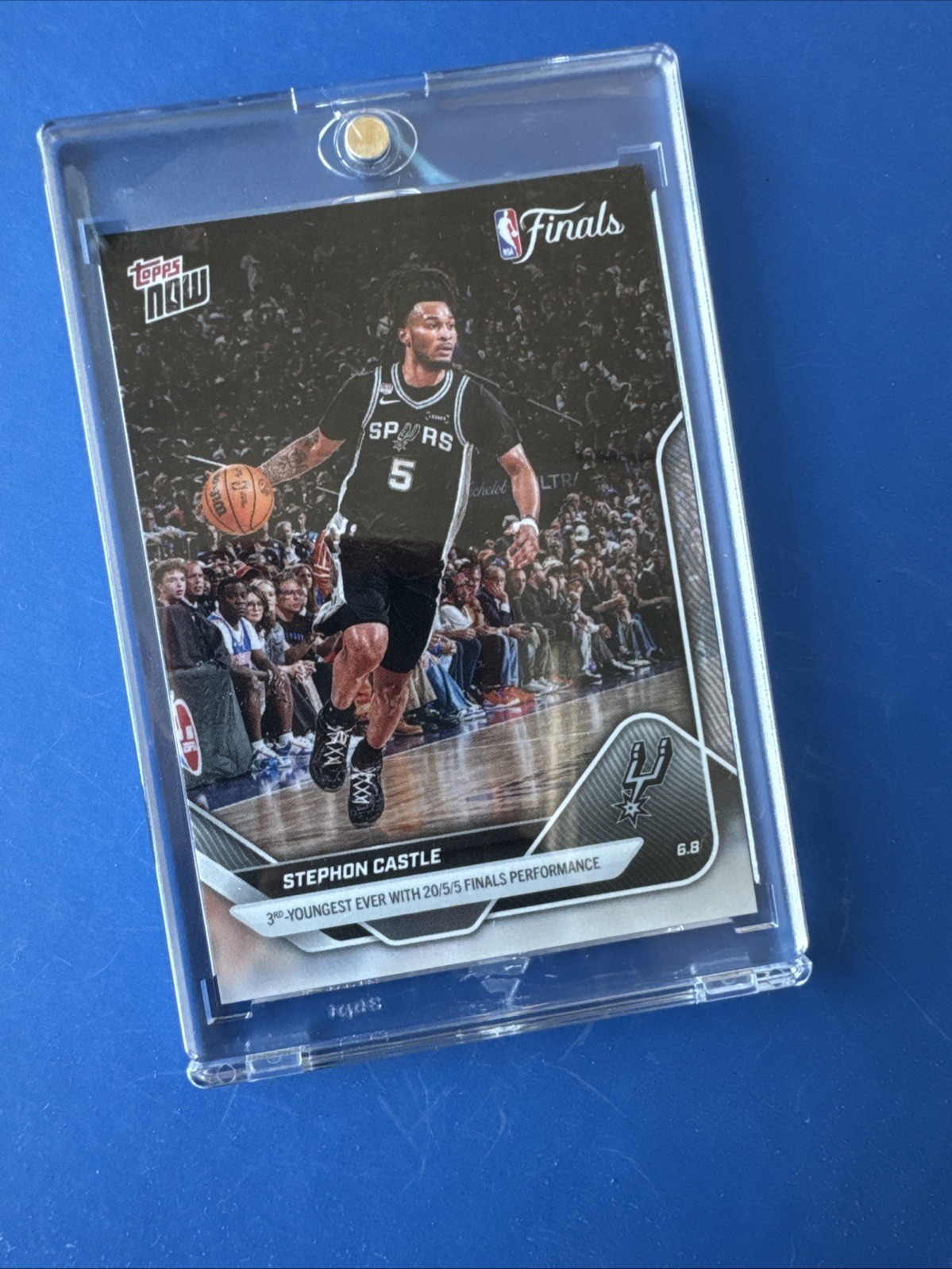 2025-26 Topps Now #333 Stephon Castle Spurs Nba Finals 2025-26 Topps Now #333 Stephon Castle Spurs Nba Finals