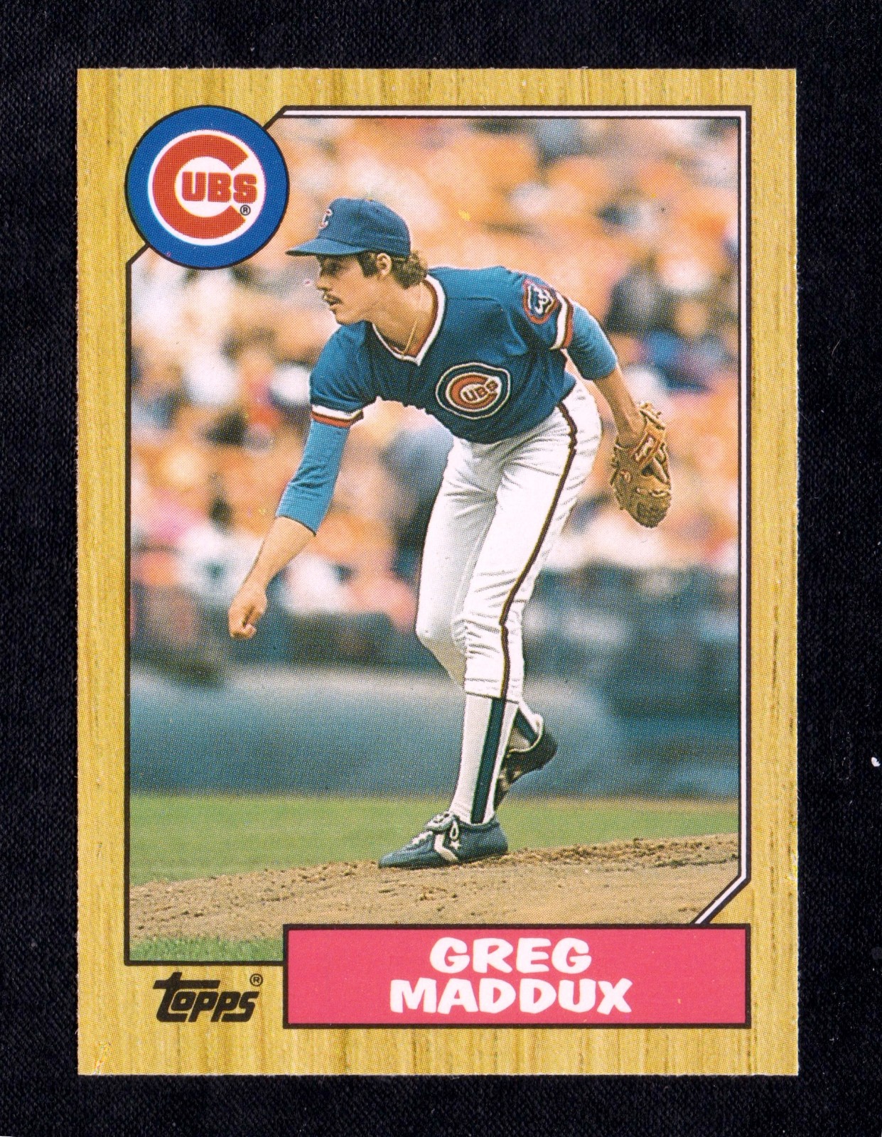 GREG MADDUX 1987 TOPPS TRADED CARD #70T MLB ROOKIE RC HOF BRAVES CUBS SET BREAK