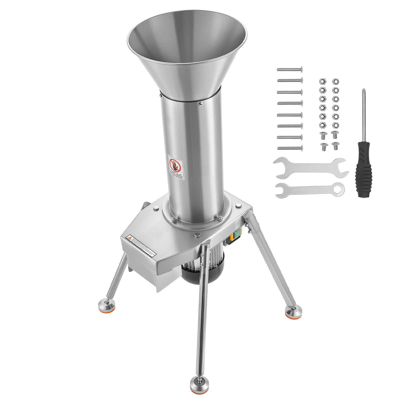 Uimoso 1100W Electric Apple Crusher, 164 KG/H Fruit Crushing Machine