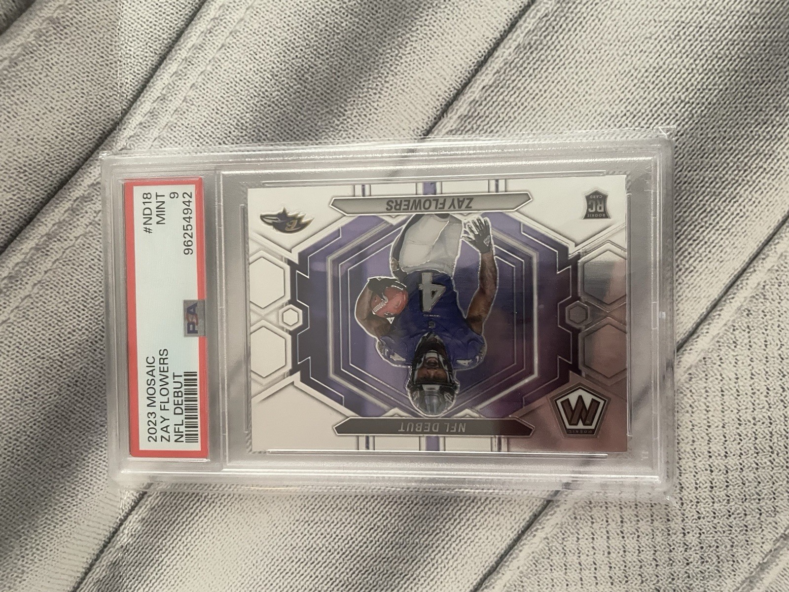 2023 Panini Mosaic NFL Debut Zay Flowers 2023 Panini Mosaic NFL Debut Zay Flowers