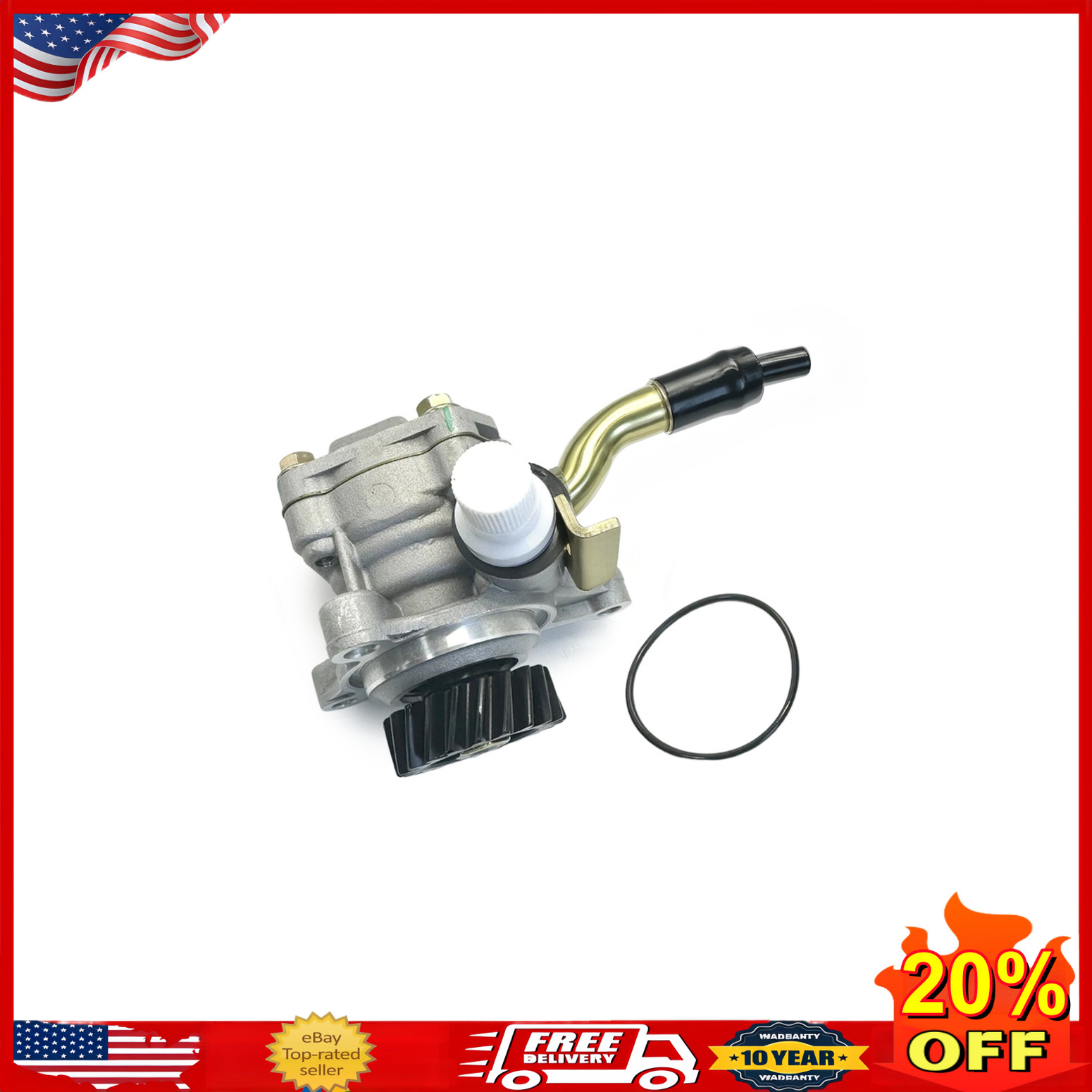 NEW Power Steering Pump for Mitsubishi 4M50/4M51 Engine ME994444