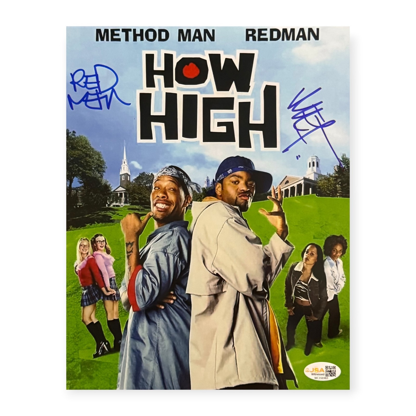 Method Man & Redman Signed Autographed 8x10 \