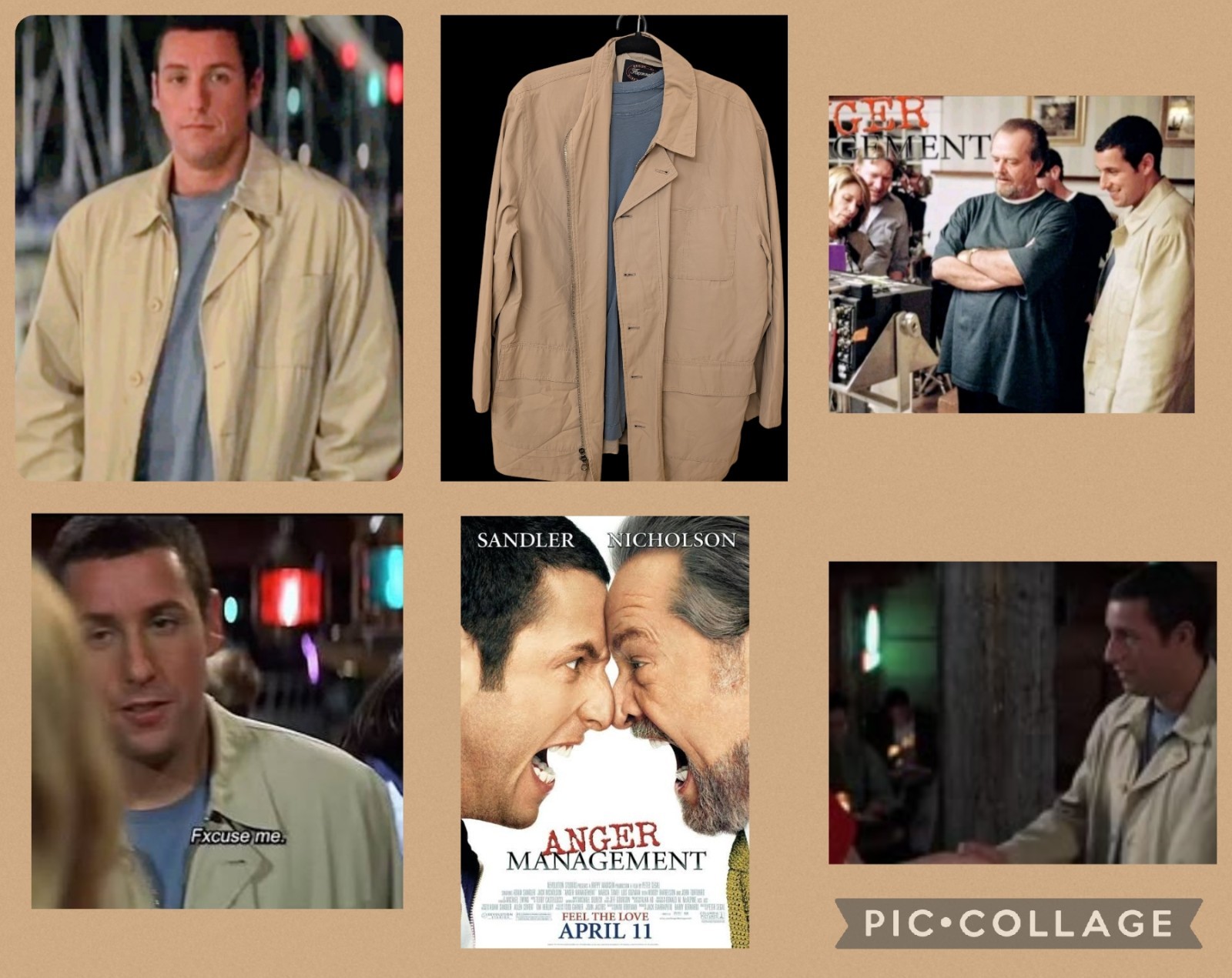 2003 Anger Management (Adam Sandler) Dave Buznik Screen Worn Shirt & Jacket 2003 Anger Management (Adam Sandler) Dave Buznik Screen Worn Shirt & Jacket