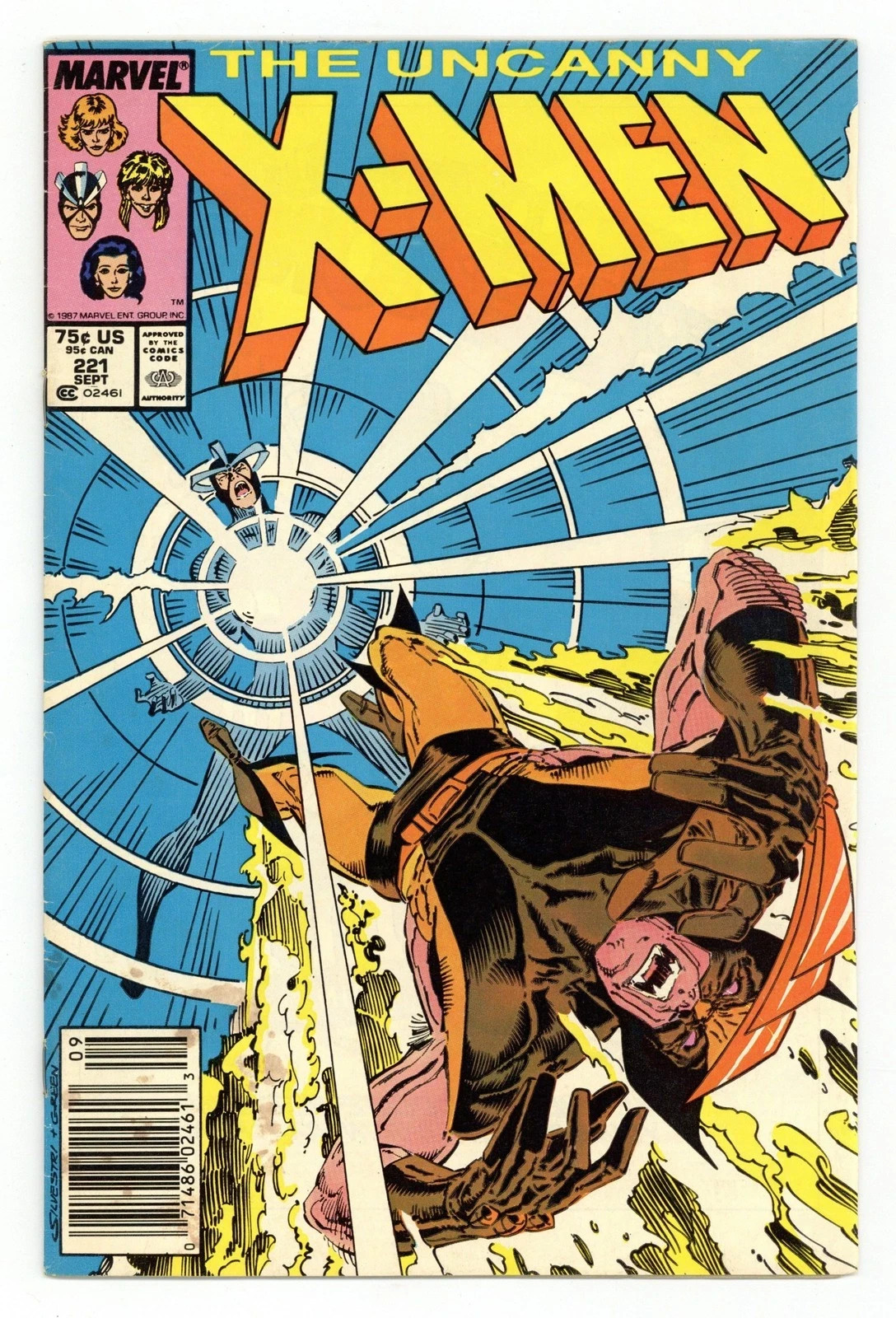 Uncanny X-Men #221N VG 4.0 1987