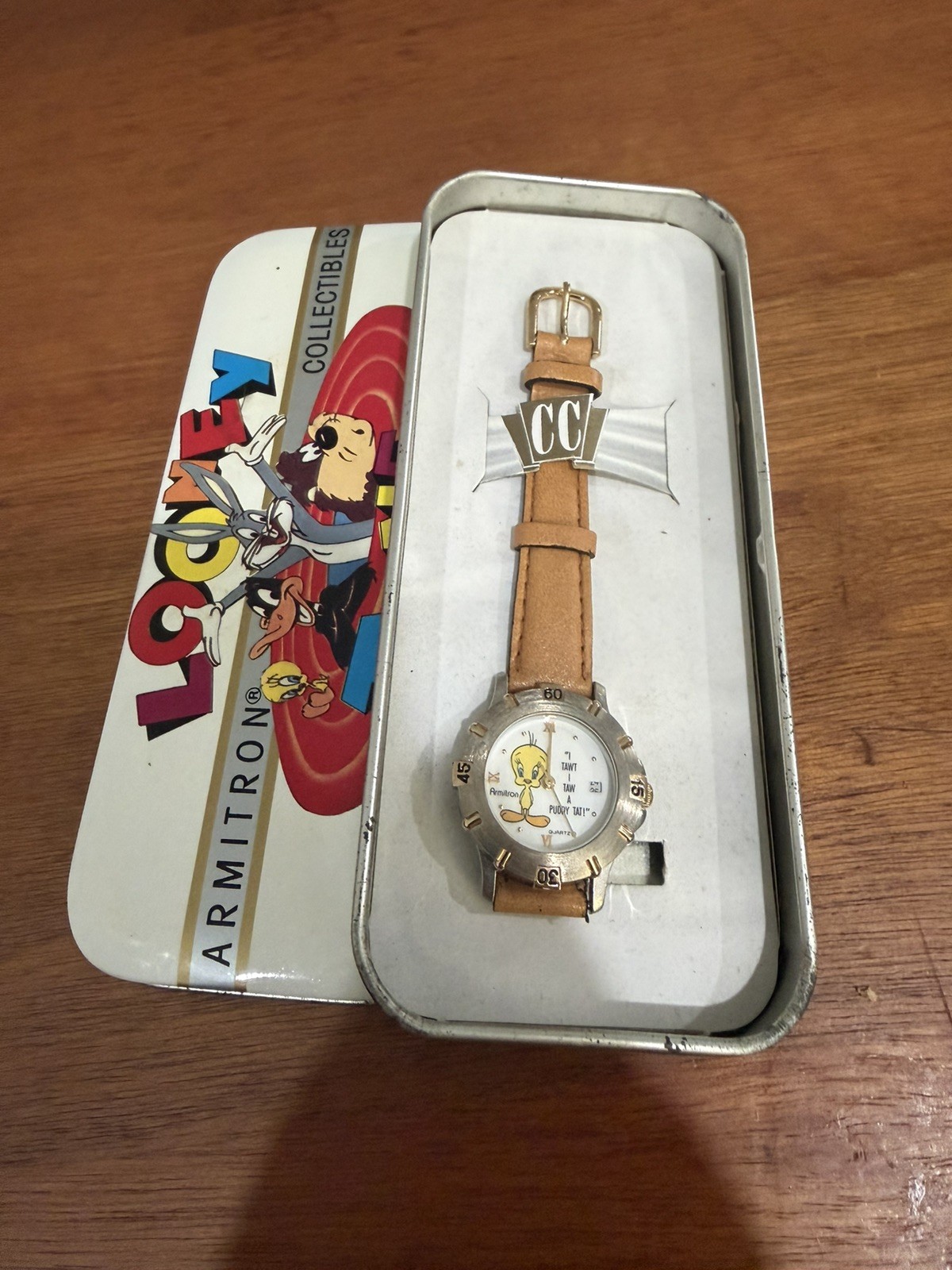 Vtg 1994 Armitron Tweety Bird Quartz Watch Warner Bros In Case New /new battery Vtg 1994 Armitron Tweety Bird Quartz Watch Warner Bros In Case New /new battery
