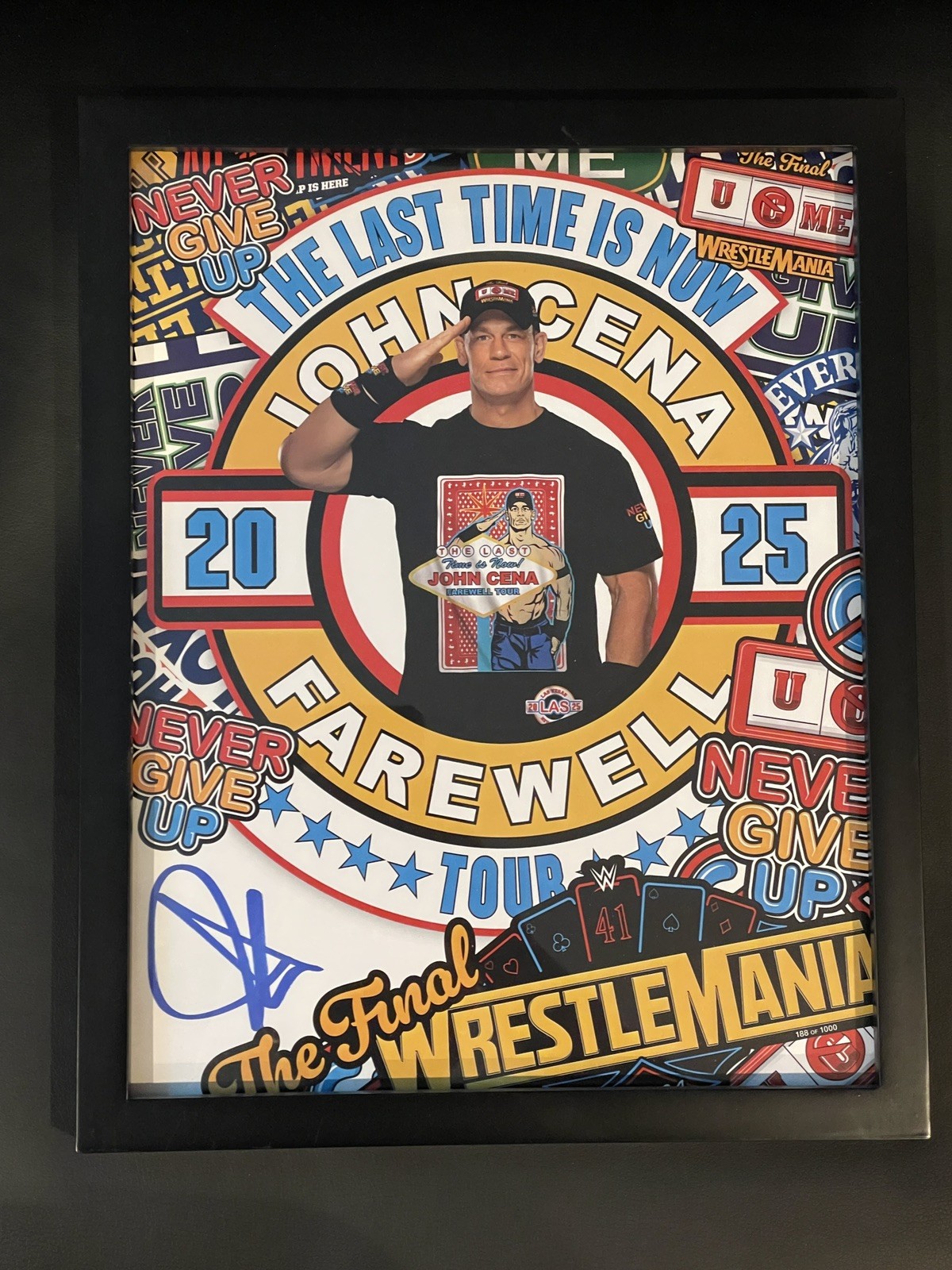 WWE John Cena Framed 11x14 Autograph Wrestlemania 41 Limited Edition /1000 WWE John Cena Framed 11x14 Autograph Wrestlemania 41 Limited Edition /1000