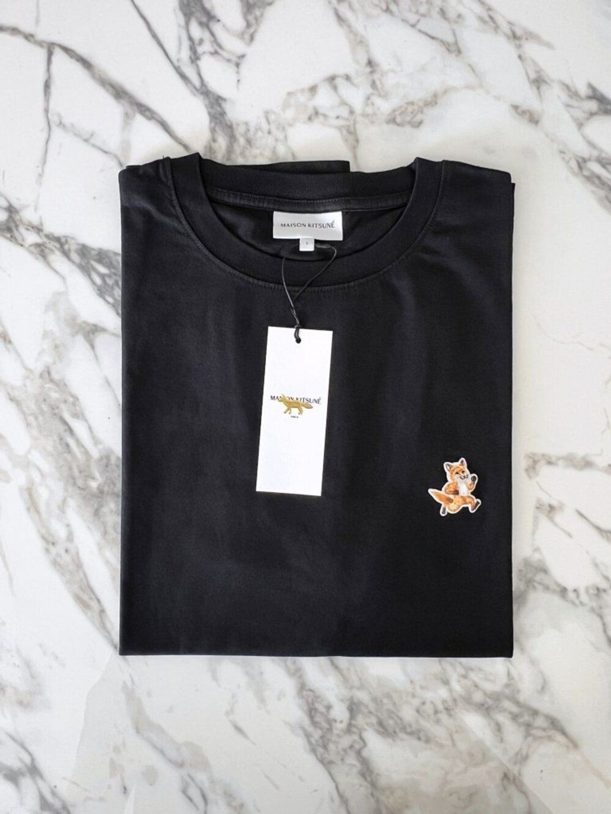 NWT - Maison Kitsune Speedy Fox T-shirt - Black🦊