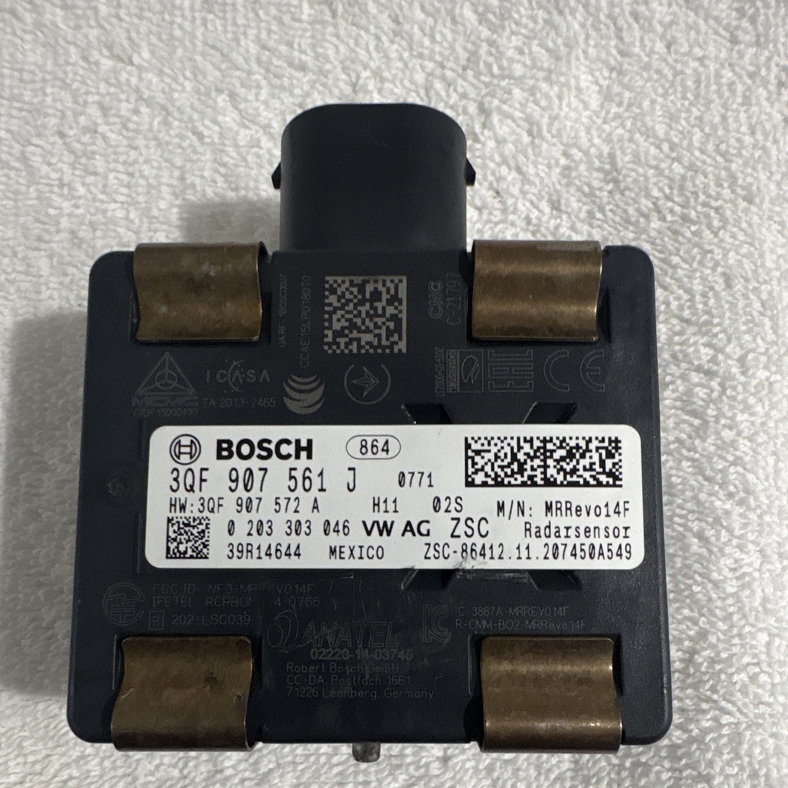 2018-2020 VW ATLAS DISTANCE RADAR OEM/USED 3QF 907 561 J 2018-2020 VW ATLAS DISTANCE RADAR OEM/USED 3QF 907 561 J