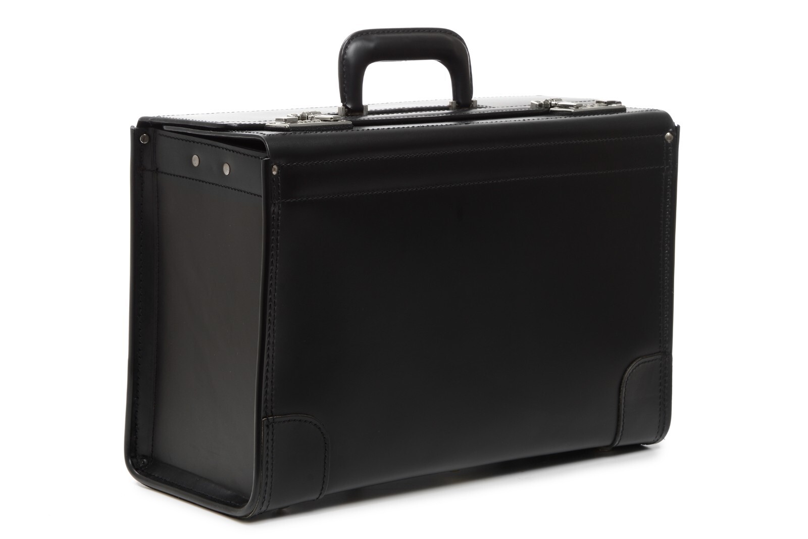 New KORCHMAR C1143 Workhorse Leather Locking Catalog Case $495-$580