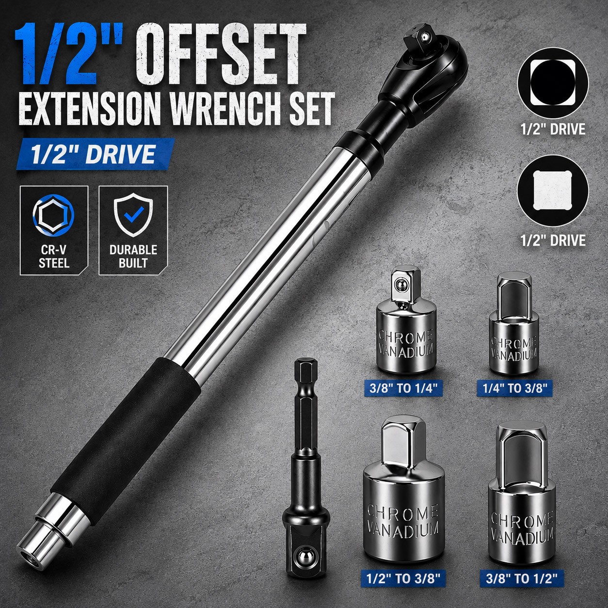 4 in 1 Wrench Extender Tool 1/2\