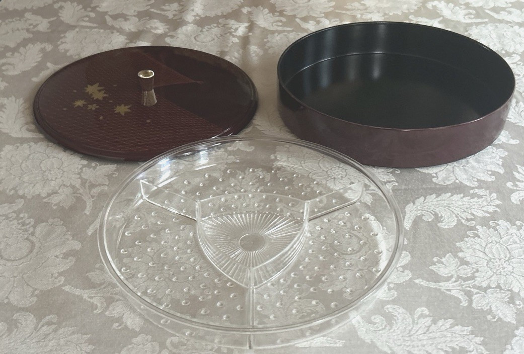 Lacquerware Retro Confectionery Box Black Interior Japan Cultura Lacquerware Retro Confectionery Box Black Interior Japan Cultura