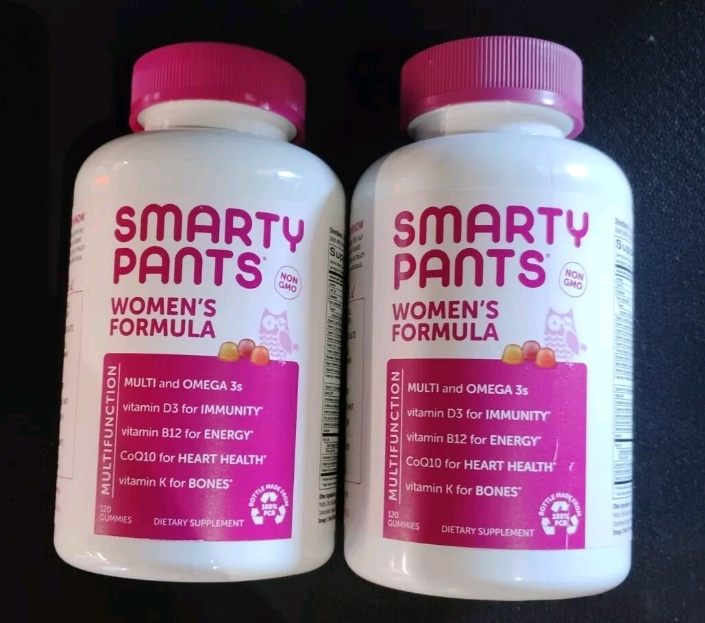 2 Pack: Smarty Pants Women\'s Multivitamins, 120 Gummies, EXP.12/2026