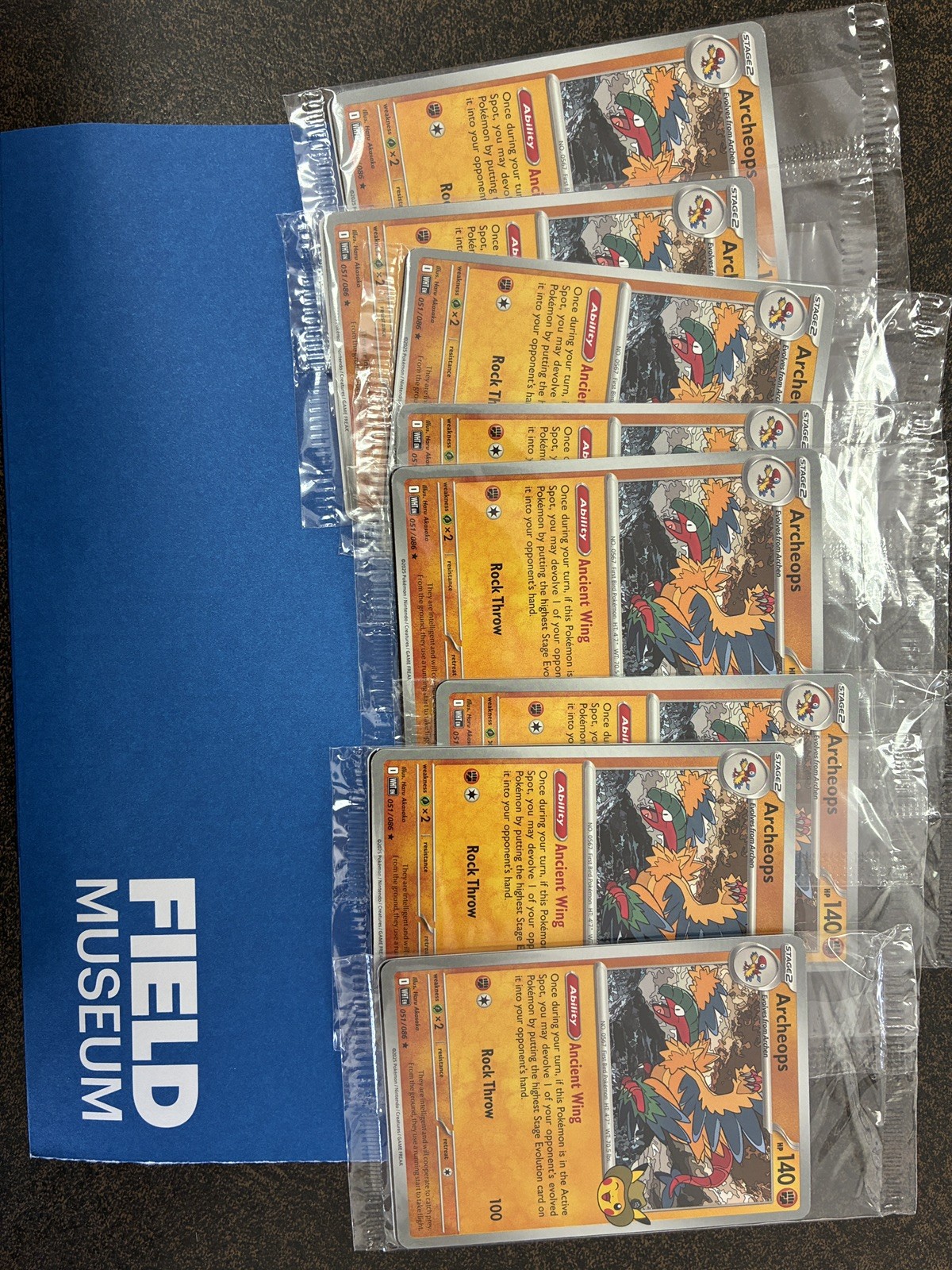 Pokémon TCG Archeops CHICAGO FIELD MUSEUM PROMO- BUY NOW OR BEST OFFER 