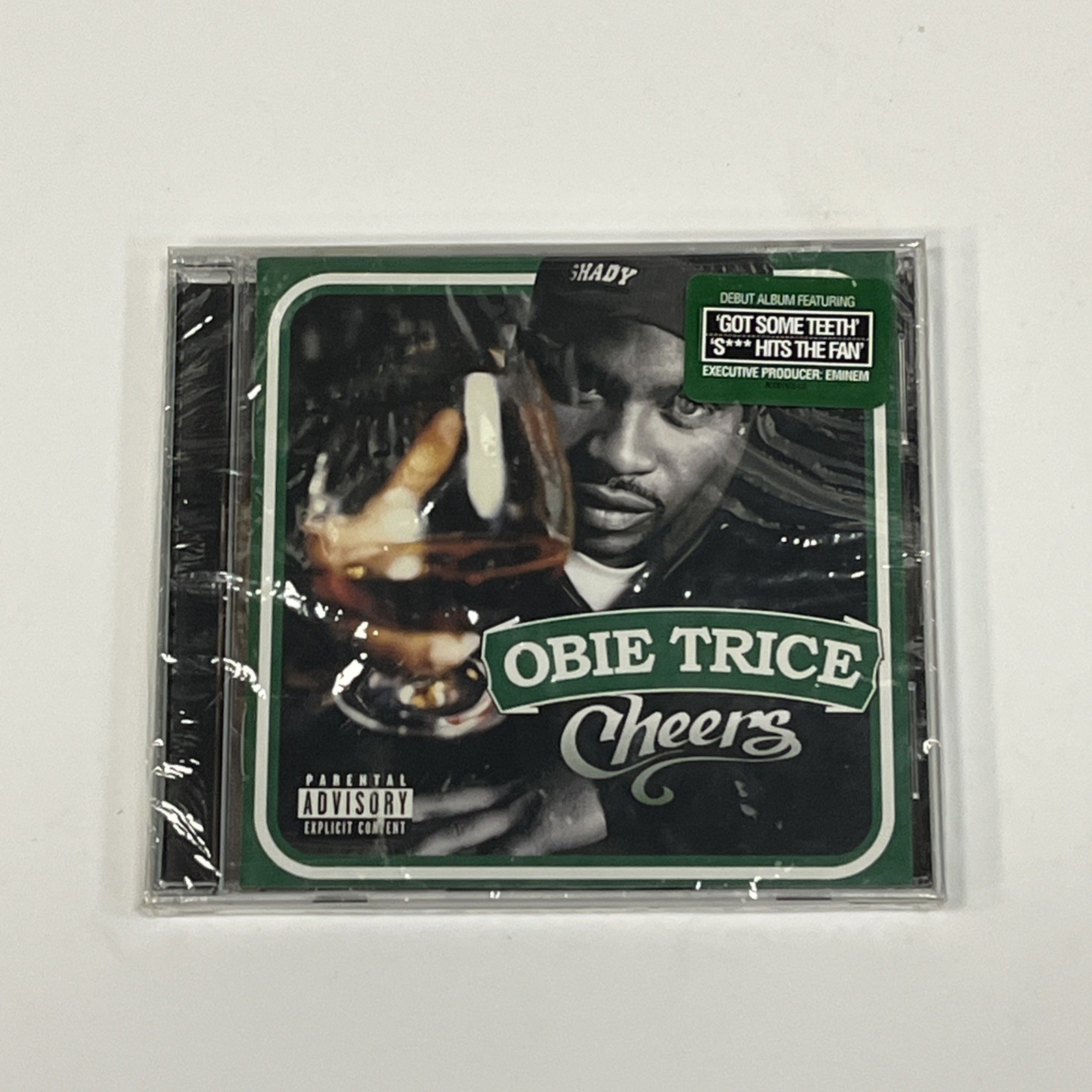 Obie Trice Cheers CD 2003 Debut Album Hype Sticker Shady Interscope Sealed NEW