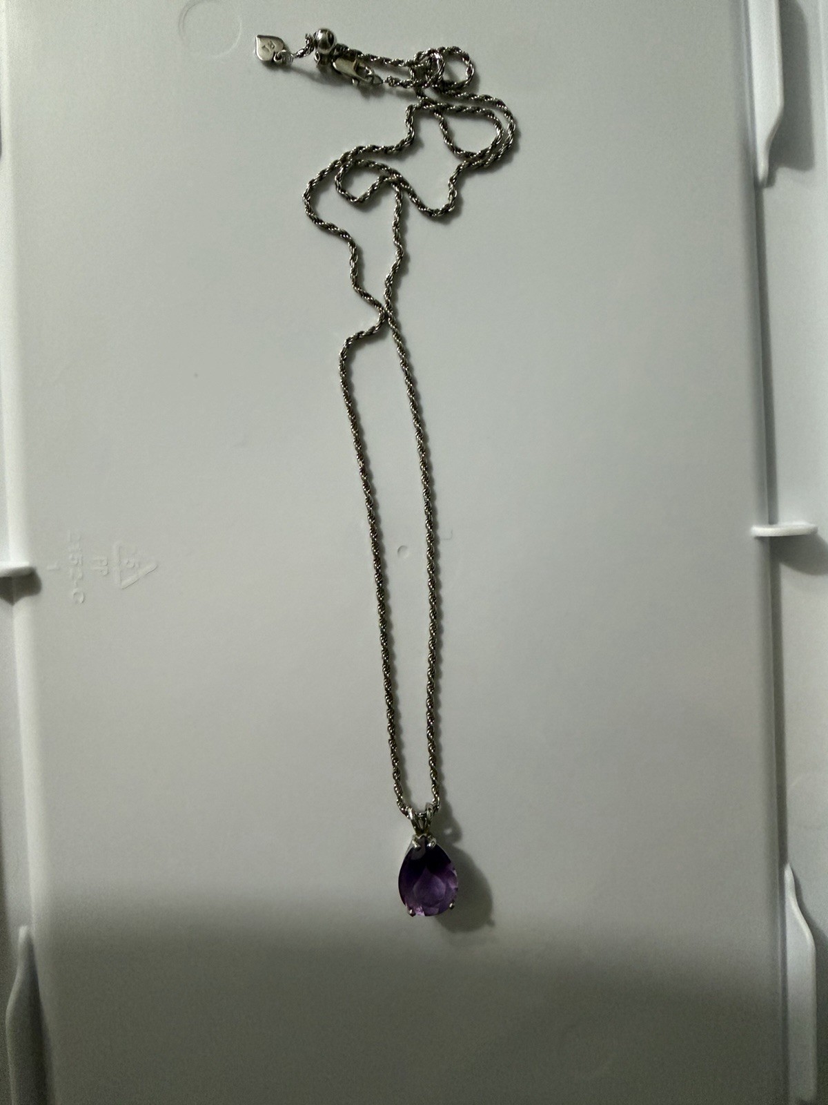 Amethyst Gemstone Pendant Necklace Set In 14kt Gold Pendant Amethyst Gemstone Pendant Necklace Set In 14kt Gold Pendant