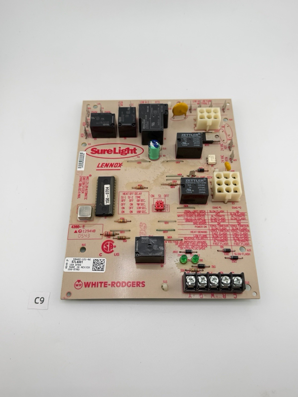 50A62-121 GUARANTEED WORKING TESTED GOOD Furnace Control Board 97L4801 50A62-121 GUARANTEED WORKING TESTED GOOD Furnace Control Board 97L4801