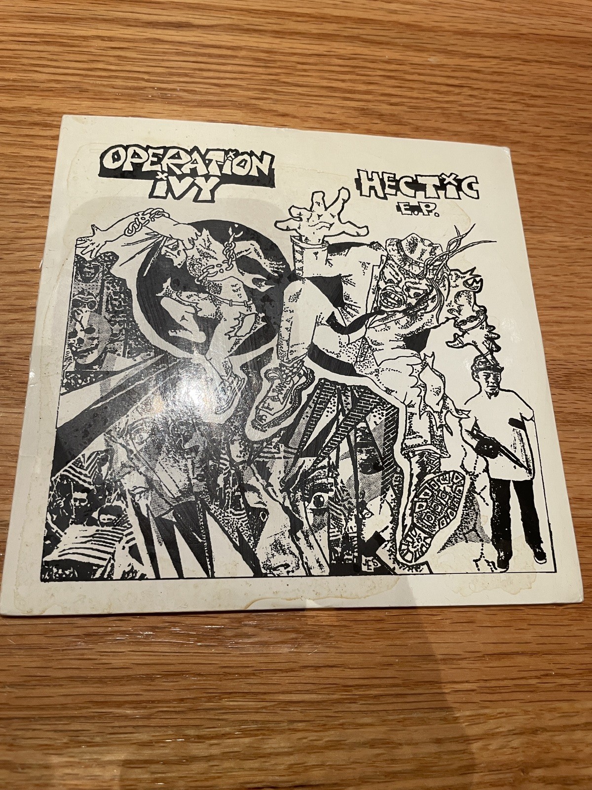 OPERATION IVY - Hectic EP (7-inch) 1988 Lookout Records #3 11374 PO Box OPERATION IVY - Hectic EP (7-inch) 1988 Lookout Records #3 11374 PO Box